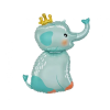 KORREKT WEB Elephant with Crown, Elefánt fólia lufi 70 cm