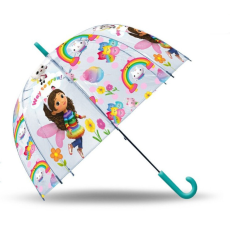 KORREKT WEB Gabi babháza gyerek átlátszó félautomata esernyő Ø70 cm
