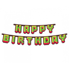 KORREKT WEB Game on Happy Birthday felirat 160 cm party kellék