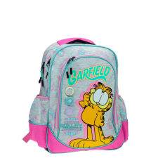 KORREKT WEB Garfield iskolatáska, táska kitűzővel 46 cm iskolatáska