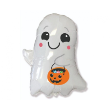 KORREKT WEB Ghost with Bucket, Szellem fólia lufi 75 cm party kellék