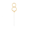 KORREKT WEB Gold, Arany 8-as csillagszóró 17 cm