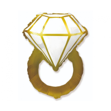 KORREKT WEB Gold Ring, Gyűrű fólia lufi 64 cm (WP) party kellék