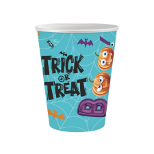 KORREKT WEB Halloween, Boo papír pohár 6 db-os 250 ml party kellék