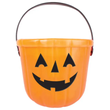KORREKT WEB Halloween Tök cukorka gyűjtő vödör party kellék