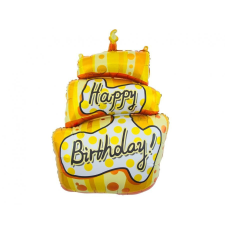 KORREKT WEB Happy Birthday Cake fólia lufi 79 cm party kellék