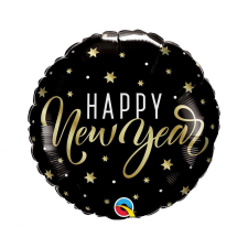 KORREKT WEB Happy New Year Stars fólia lufi 46 cm party kellék