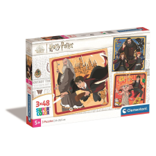 KORREKT WEB Harry Potter Chronicles 3x48 db-os puzzle Clementoni puzzle, kirakós