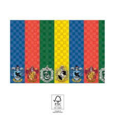 KORREKT WEB Harry Potter Hogwarts Houses papír asztalterítő 120x180 cm FSC party kellék