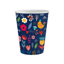 KORREKT WEB Have Fun Dark papír pohár 6 db-os 250 ml party kellék