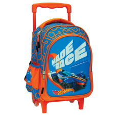 KORREKT WEB Hot Wheels Race gurulós ovis hátizsák, táska 30 cm gyerek hátizsák, táska