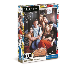 KORREKT WEB Jóbarátok The Couch 1000 db-os puzzle Clementoni puzzle, kirakós