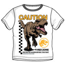 KORREKT WEB Jurassic World Caution gyerek rövid póló, felső 3 év/98 cm
