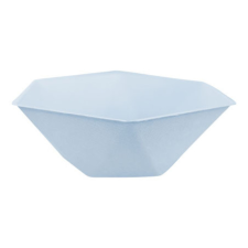KORREKT WEB Kék Vert Decor hatszögletű mélytányér 6 db-os 15,8 cm tányér és evőeszköz