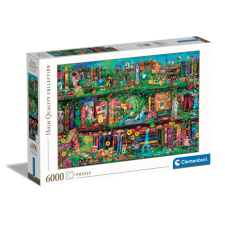 KORREKT WEB Könyvespolc Garden 6000 db-os puzzle Clementoni puzzle, kirakós