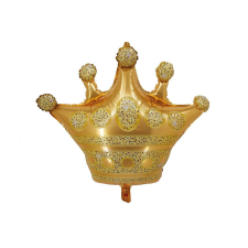 KORREKT WEB Korona Gold fólia lufi 66 cm party kellék