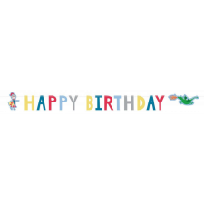 KORREKT WEB Lovag Happy Birthday felirat 160 cm party kellék