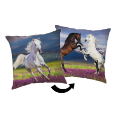 KORREKT WEB Lovas Meadow párna, díszpárna 40x40 cm lakástextília