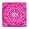 KORREKT WEB Mandala Fuchsia White szalvéta 20 db-os, 33x33 cm FSC