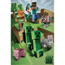 KORREKT WEB Minecraft Cave Attack polár takaró 100x150cm lakástextília