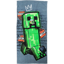 KORREKT WEB Minecraft Metro Art Creeper fürdőlepedő, strand törölköző 70x140cm lakástextília