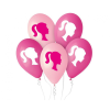 KORREKT WEB My Pink World Ponytail, Hercegnő léggömb, lufi 5 db-os 12 inch (30 cm)