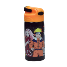 KORREKT WEB Naruto Team 7 alumínium kulacs akasztóval 500 ml kulacs, kulacstartó