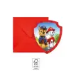 KORREKT WEB Paw Patrol Rescue Heroes, Mancs Őrjárat Party meghívó 6 db-os FSC