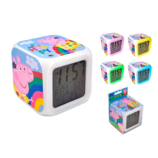 KORREKT WEB Peppa malac Rainbow digitális ébresztőóra ébresztőóra