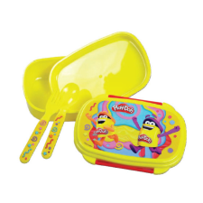 KORREKT WEB Play-Doh Happy szendvicsdoboz + evőeszköz szett uzsonnás doboz