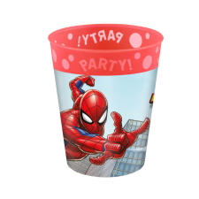 KORREKT WEB Pókember Crime Fighter pohár, műanyag 250 ml itatópohár