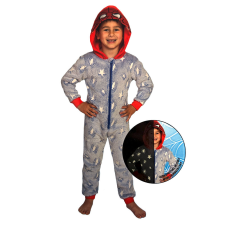 KORREKT WEB Pókember sötétben világító gyerek hosszú pizsama, overál 122/128 cm gyerek hálóing, pizsama