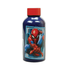 KORREKT WEB Pókember World alumínium kulacs 500 ml kulacs, kulacstartó