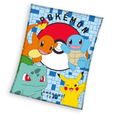 KORREKT WEB Pokémon Awesome flanel polár takaró 130x160cm lakástextília