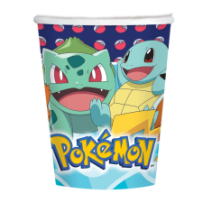 KORREKT WEB Pokémon papír pohár 8 db-os 250 ml party kellék