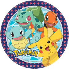 KORREKT WEB Pokémon papírtányér 8 db-os 23 cm party kellék