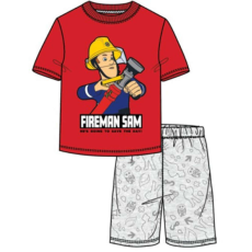 KORREKT WEB Sam a tűzoltó gyerek rövid pizsama 110/116 cm