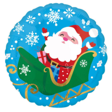 KORREKT WEB Santa Claus, Télapó fólia lufi 43 cm party kellék