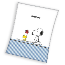KORREKT WEB Snoopy Flower polár takaró 130x170cm lakástextília