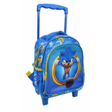 KORREKT WEB Sonic a sündisznó gurulós ovis hátizsák, táska 30 cm gyerek hátizsák, táska