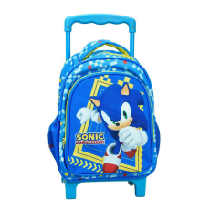 KORREKT WEB Sonic a sündisznó Rush gurulós ovis hátizsák, táska 30 cm