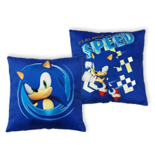KORREKT WEB Sonic a sündisznó Speed párna, díszpárna 40x40 cm Velúr lakástextília