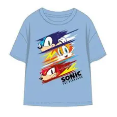 KORREKT WEB Sonic a sündisznó Speed Rush Light Blue gyerek rövid póló, felső 5 év / 110 cm