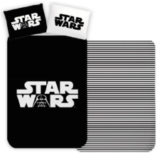 KORREKT WEB Star Wars Black ágyneműhuzat 140×200cm, 70×90 cm lakástextília