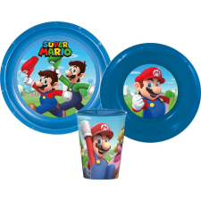 KORREKT WEB Super Mario étkészlet, műanyag szett babaétkészlet