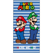 KORREKT WEB Super Mario Here We Go fürdőlepedő, strand törölköző 70x140cm lakástextília