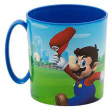 KORREKT WEB Super Mario Mushroom Kingdom micro bögre 350 ml bögrék, csészék