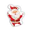 KORREKT WEB Télapó Cheerful Karácsony formapárna, díszpárna 40 cm Velúr