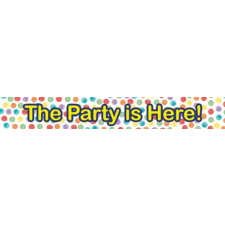 KORREKT WEB The Party is Here felirat 90 cm party kellék