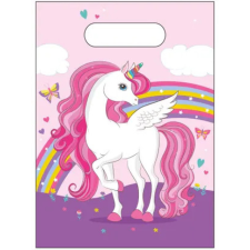 KORREKT WEB Unicorn Rainbow Colors, Unikornis ajándéktasak 6 db-os party kellék